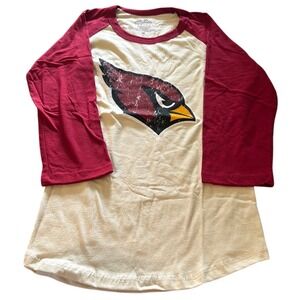 Majestic‎ Threads Arizona Cardinals Kyler Murray Raglan 3/4 Sleeve Shirt Mens M